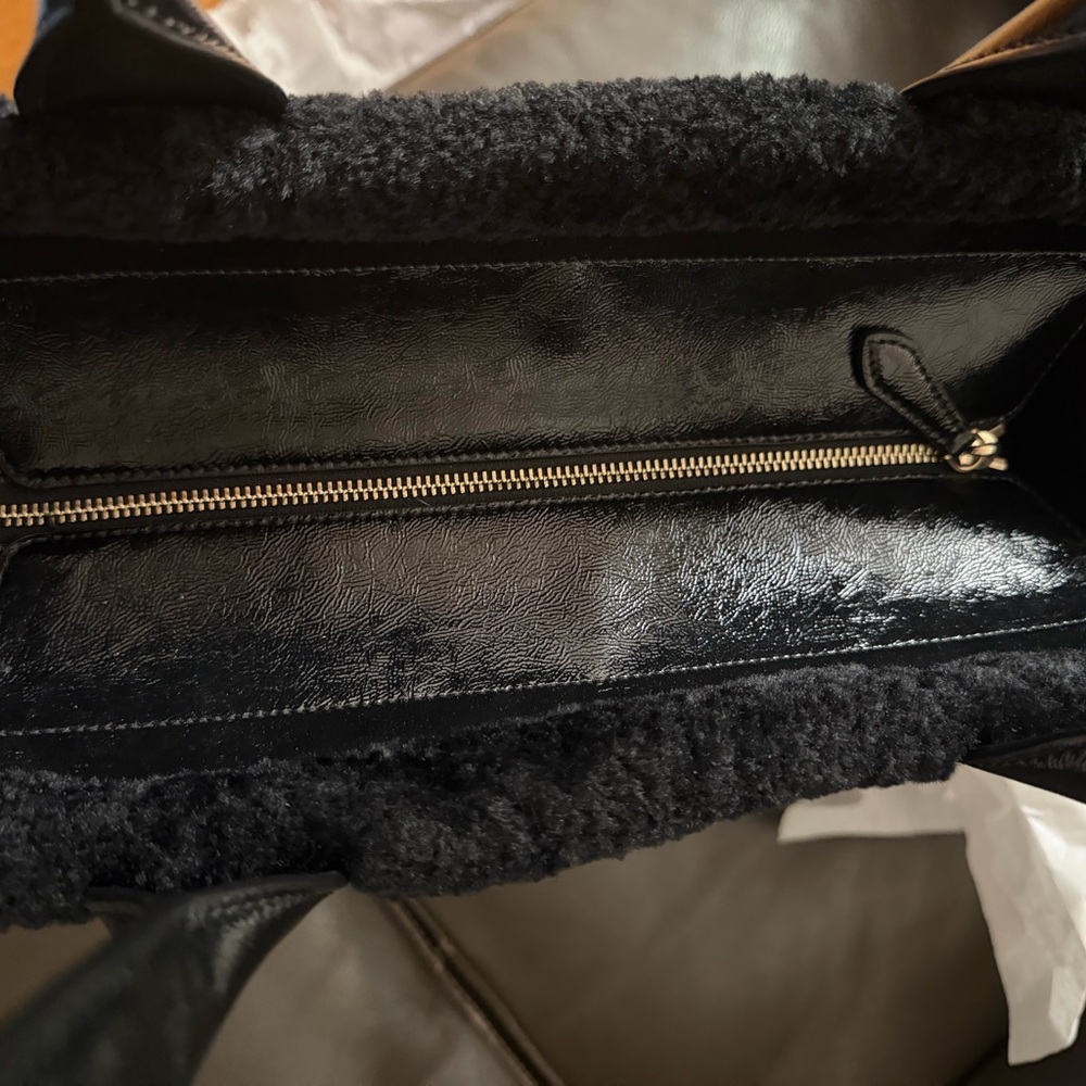 Kate Spade Jett Faux Shearling Tote Large Bag - Picture 4 of 8